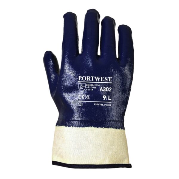 Fully Dipped Nitrile Safety Cuff Gloves