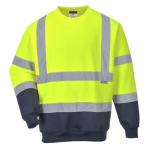 Hi-Vis Contrast Sweatshirt - Image 2