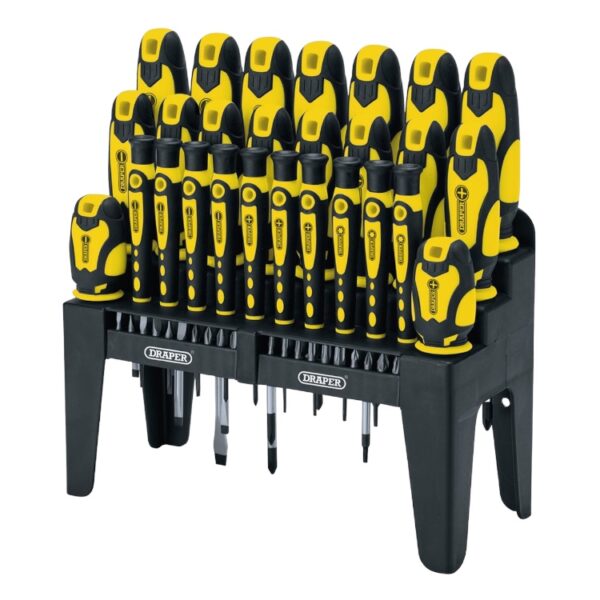 Soft Grip Screwdriver & 47 Piece Bit Set