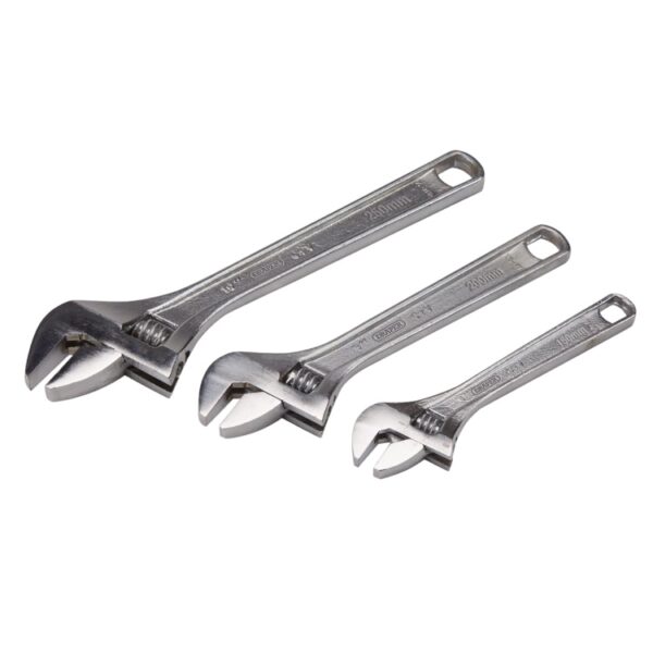 3 Piece Adjustable Wrench Set