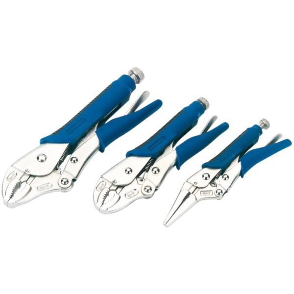 Draper Expert Soft Grip Self Grip Pliers Set (3 Piece)