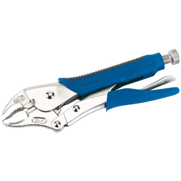 Draper Expert 250 mm Soft Grip Curved Jaw Self Grip Pliers