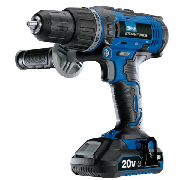 Storm Force® 20V Combi Drill with 2 x 2.0Ah Batteries & Charger - Image 2