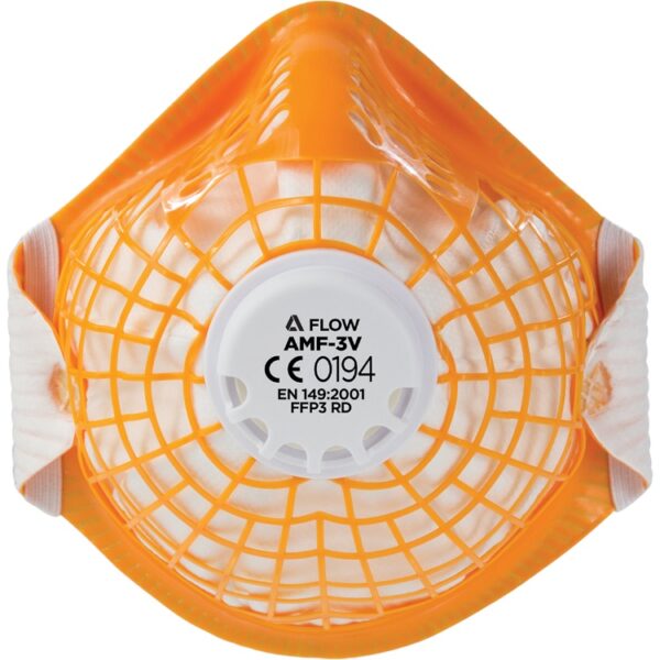 Alpha Flow AMF-3V FFP3V RD Mask (Pack of 10)