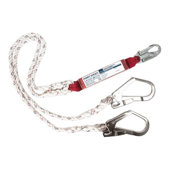 Double 1.8 m Lanyard With Shock Absorber