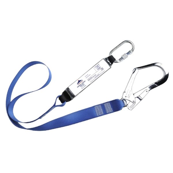 Single Webbing 1.8 m Lanyard With Shock Absorber