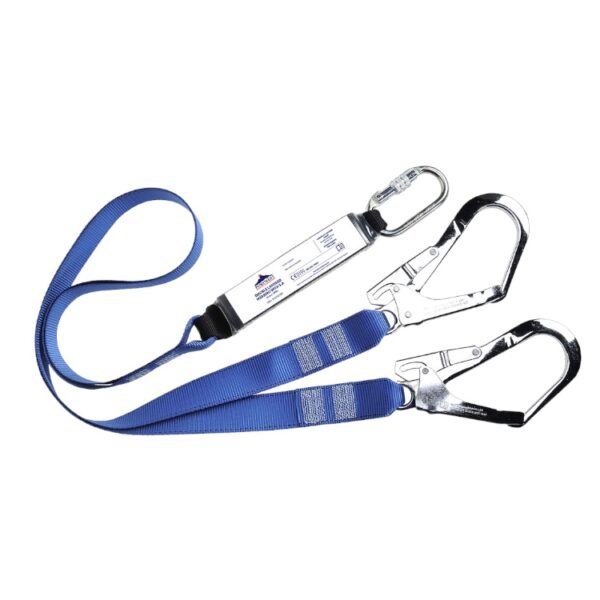 Double Webbing 1.8 m Lanyard With Shock Absorber