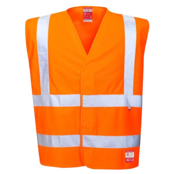 Hi-Vis Flame Resistant Anti-Static Vest