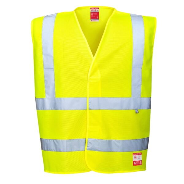 Hi-Vis Flame Resistant Anti-Static Vest - Image 2