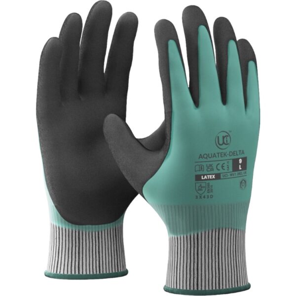 Aquatek™ Delta Dual Coated Latex Gloves