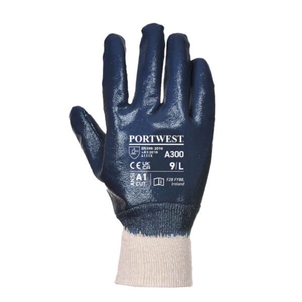 Nitrile Knitwrist Gloves