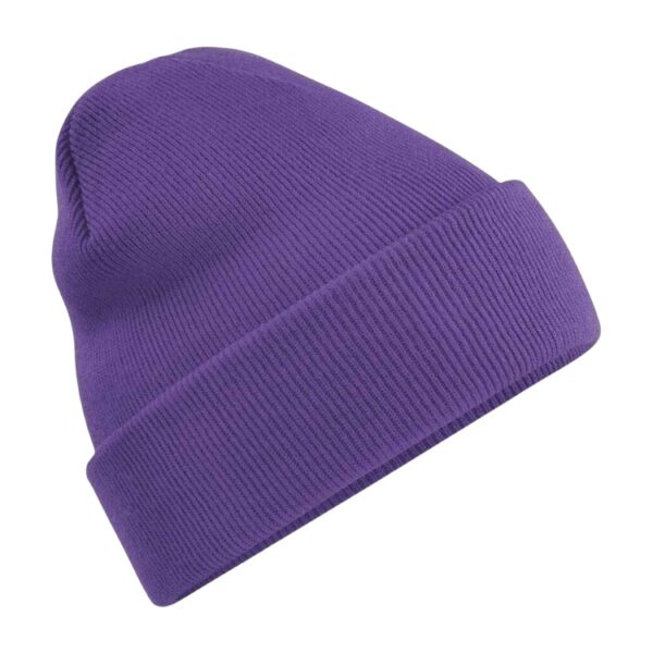 Standard Cuffed Knit Beanie Hat - Image 3