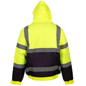 Hi-Vis Two Tone Bomber Jacket - Image 4