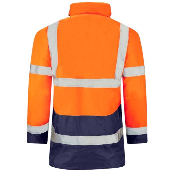 Hi-Vis Two Tone Parka Traffic Jacket - Image 2