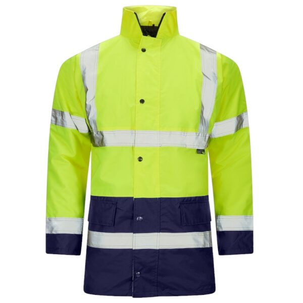 Hi-Vis Two Tone Parka Traffic Jacket - Image 3