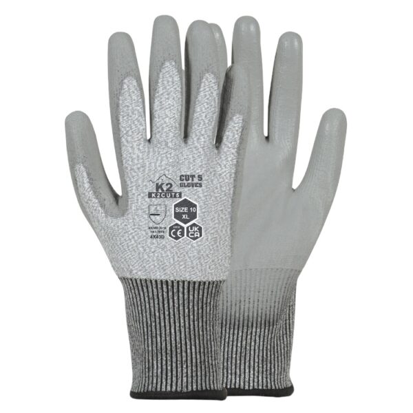 K2 Cut D PU Gloves