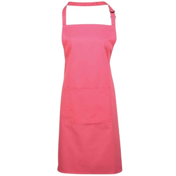 Colours Collection Bib Apron with Pocket