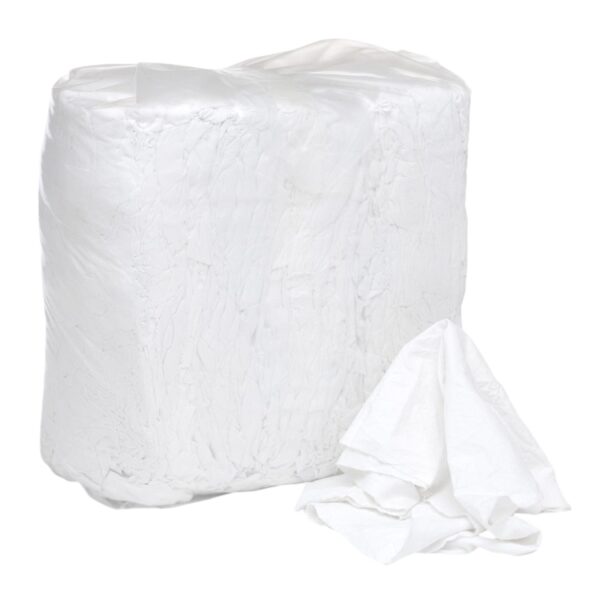 10 kg White Cotton Duster Rags