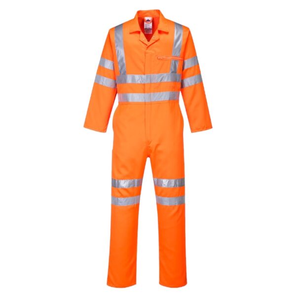 Hi-Vis Polycotton Service Coverall