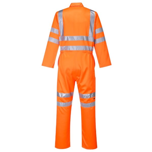 Hi-Vis Polycotton Service Coverall - Image 2