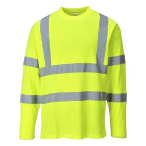 Hi-Vis Long Sleeve T-Shirt - Image 2