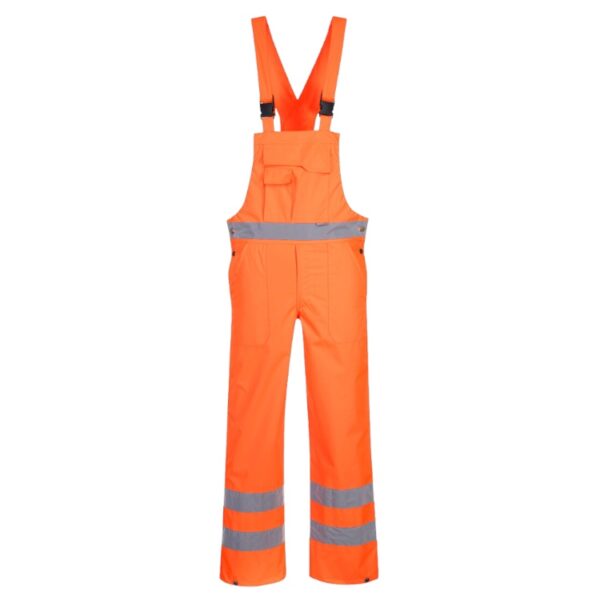 Hi-Vis Breathable Rain Bib & Brace