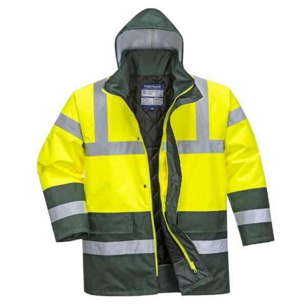 Hi-Vis Contrast Winter Traffic Jacket - Image 3