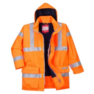 Bizflame Rain Hi-Vis Anti-Static FR Jacket - Image 2