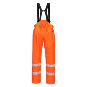 Bizflame Rain Unlined Hi-Vis Anti-Static FR Trousers - Image 2