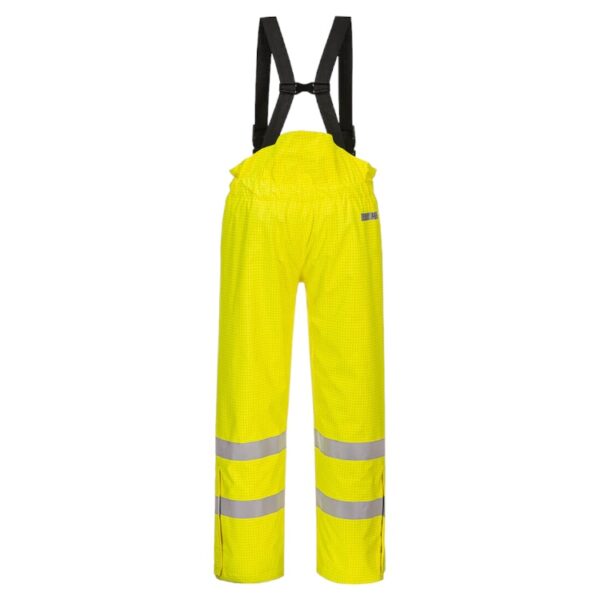 Bizflame Rain Lined Hi-Vis Anti-Static FR Trousers - Image 2