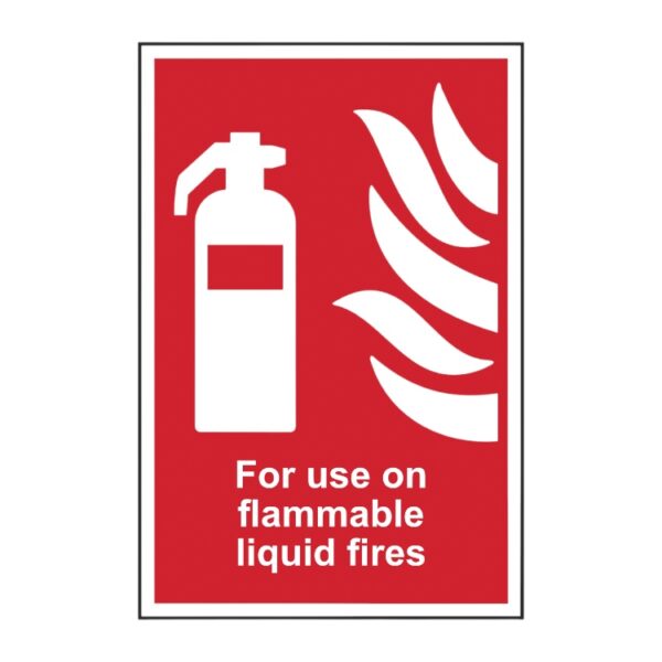 For Use On Flammable Liquid Fires