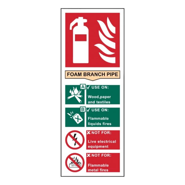 Foam Branch Pipe Identification