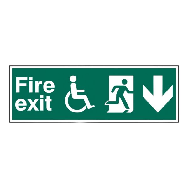 Disabled Fire Exit Down