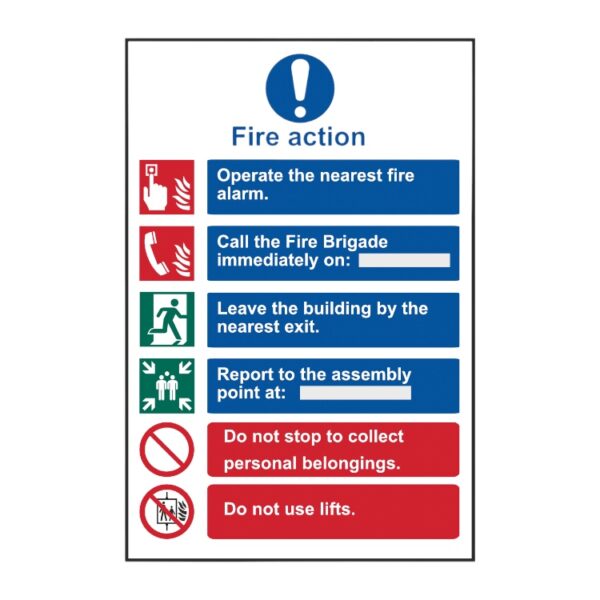 Fire Action Manual Call 999