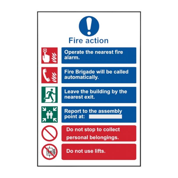 Fire Action Auto Call - Do Not Use Lift