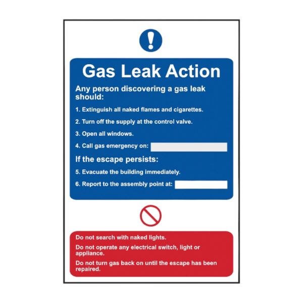 Fire Action Gas Leak