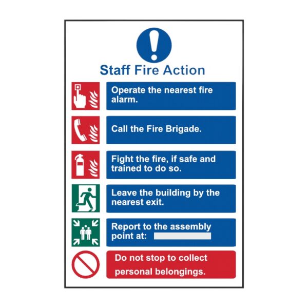 Staff Fire Action Routine