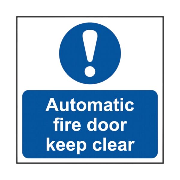 Automatic Fire Door Keep Clear