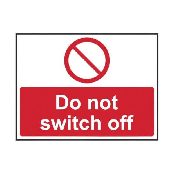 Do Not Switch Off