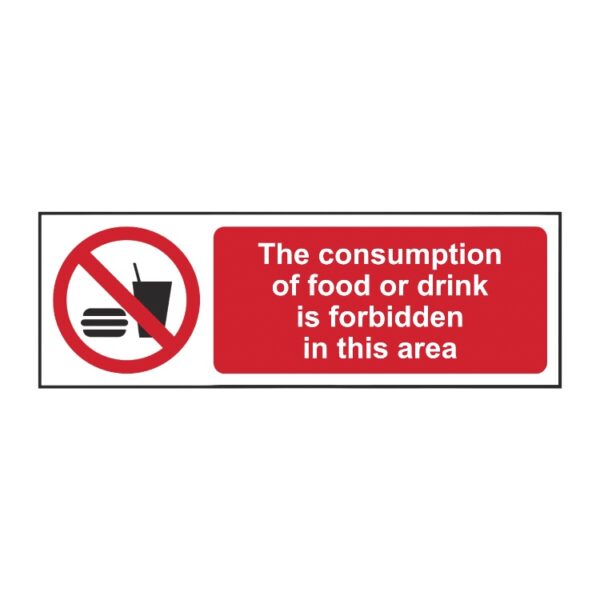 Consumption Of Food Or Drink Is Forbidden In This Area