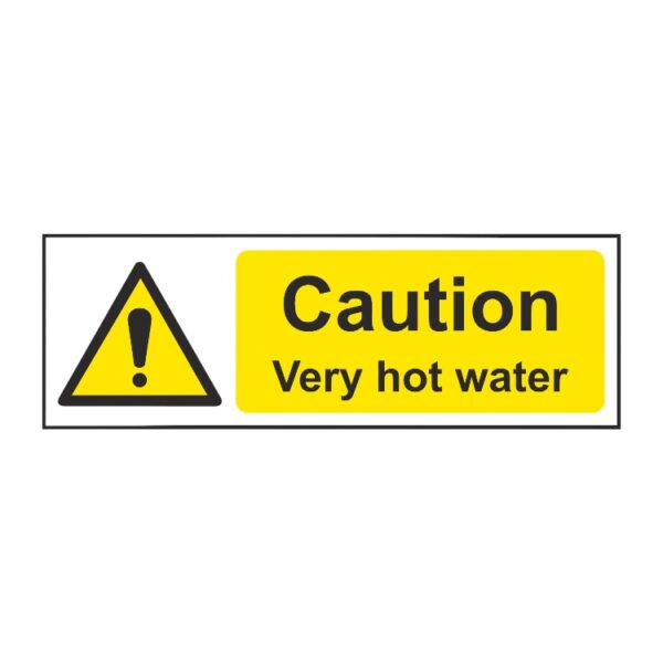 Caution - Very Hot Water