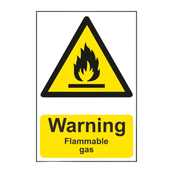 Warning - Flammable Gas