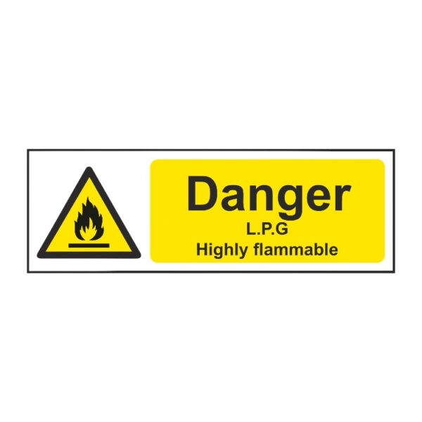 Danger - LPG Highly Flammable