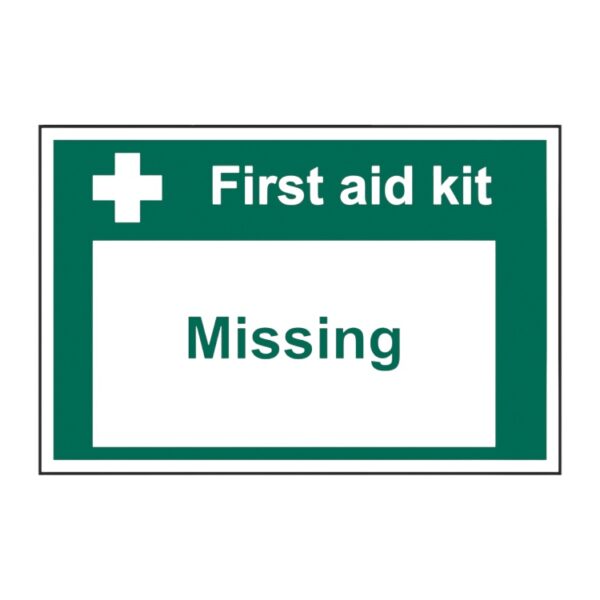 First Aid Kit Missing