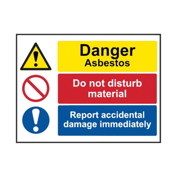 Danger - Asbestos - Multi Message