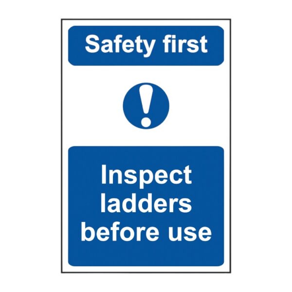 Inspect Ladders Before Use