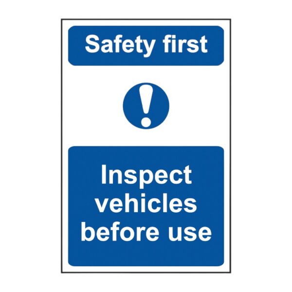 Inspect Vehicles Before Use