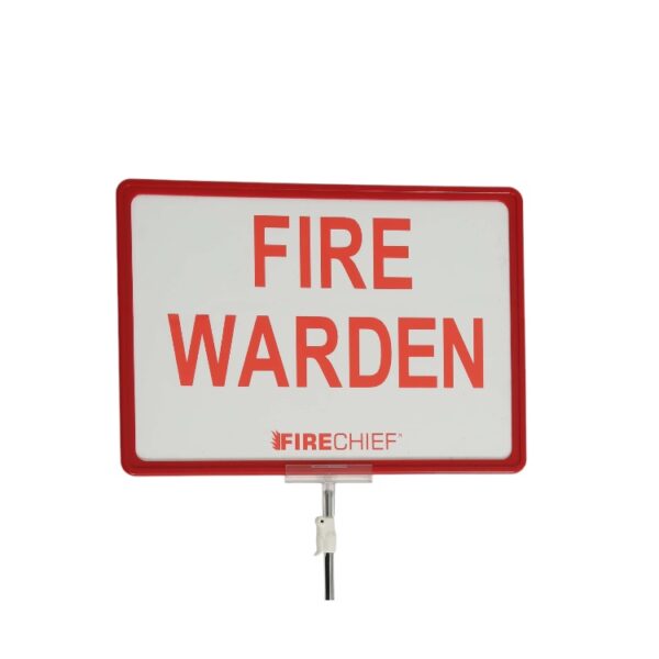 Telescopic Fire Warden Sign