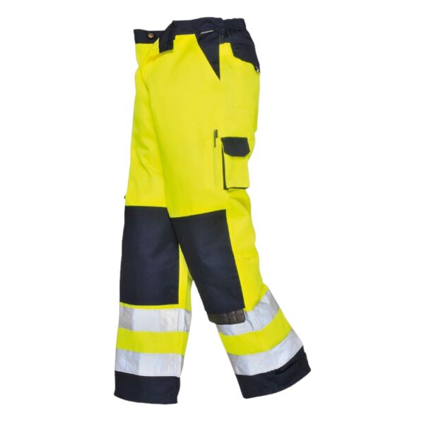 Lyon Hi-Vis Contrast Work Trousers - Image 2