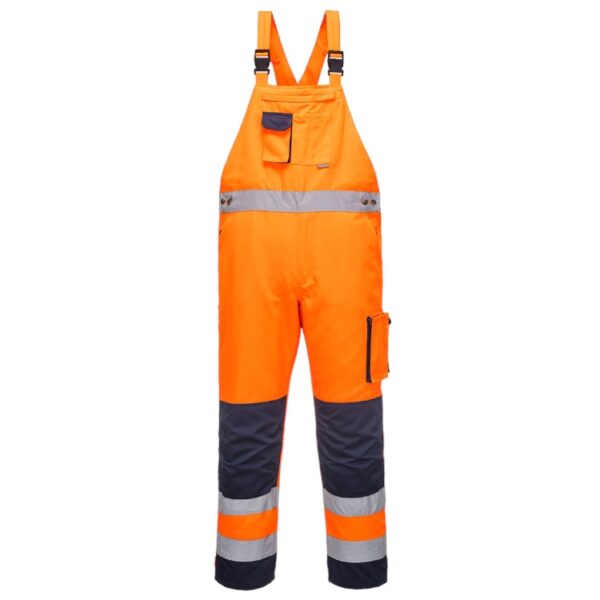 Dijon Hi-Vis Contrast Work Bib & Brace